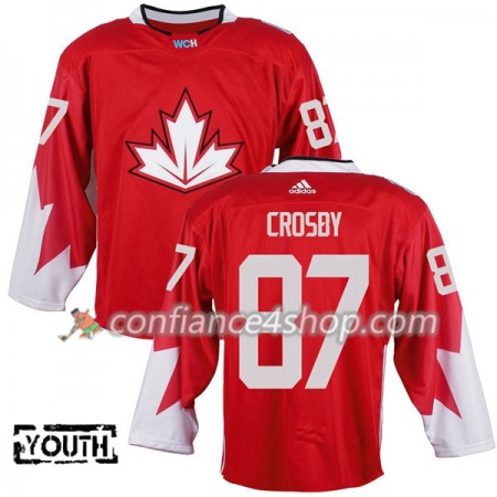 Adidas Maillot de Hockey Canada Sidney Crosby 87 Coupe du monde de hockey sur glace 2016 Rouge - Enfant